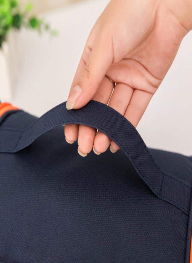 Tonity حقيبة أدوات تجميل تونيتي للنساء والرجال، حقيبة سفر فاخرة معلقة للنساء والرجال - حقيبة سفر رجالية لأدوات التجميل مع جيوب قابلة للتوسيع | أزرق | عبوة من قطعة واحدة - Image 5